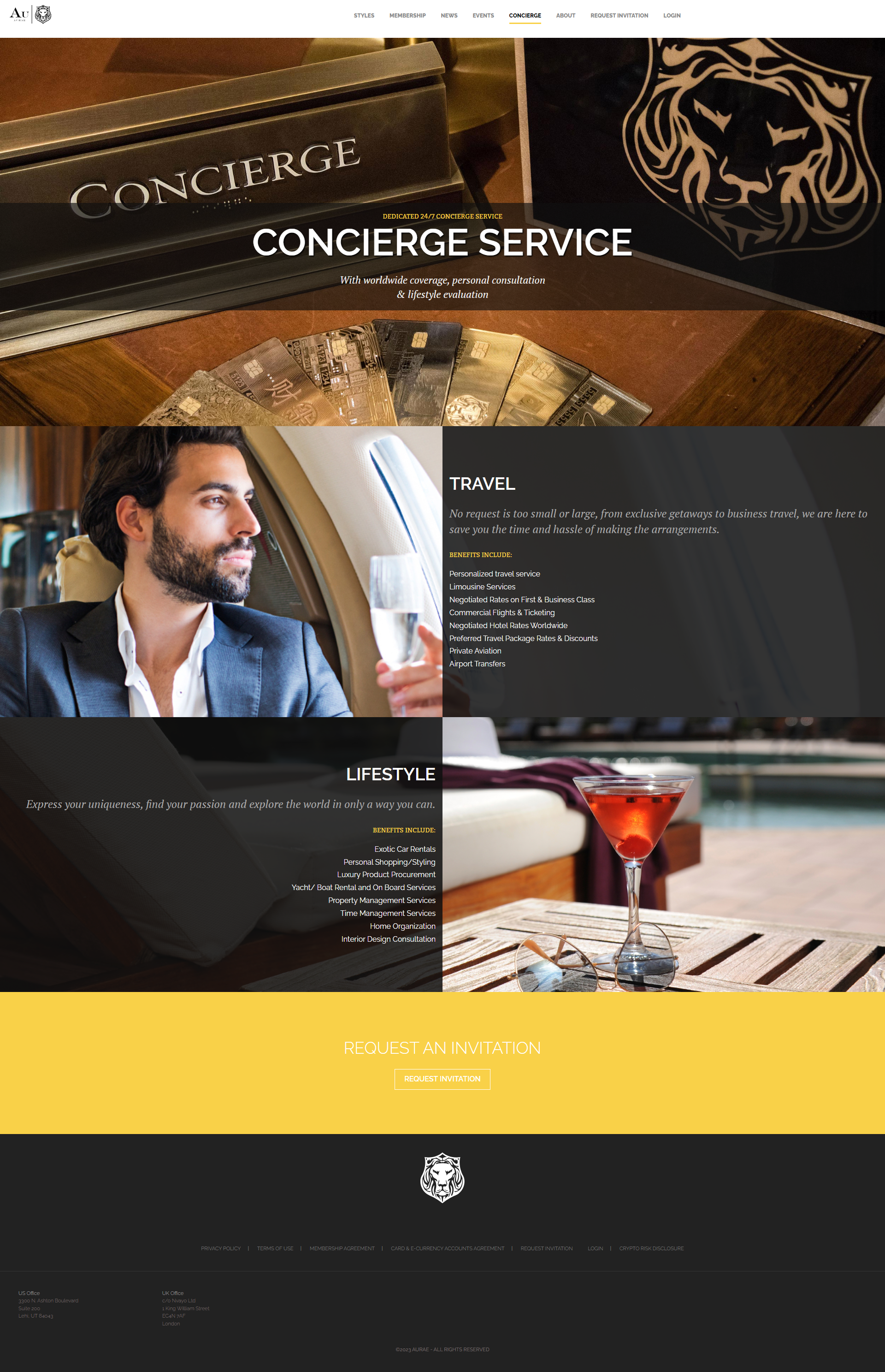 Aurae Lifestyle — project screenshot