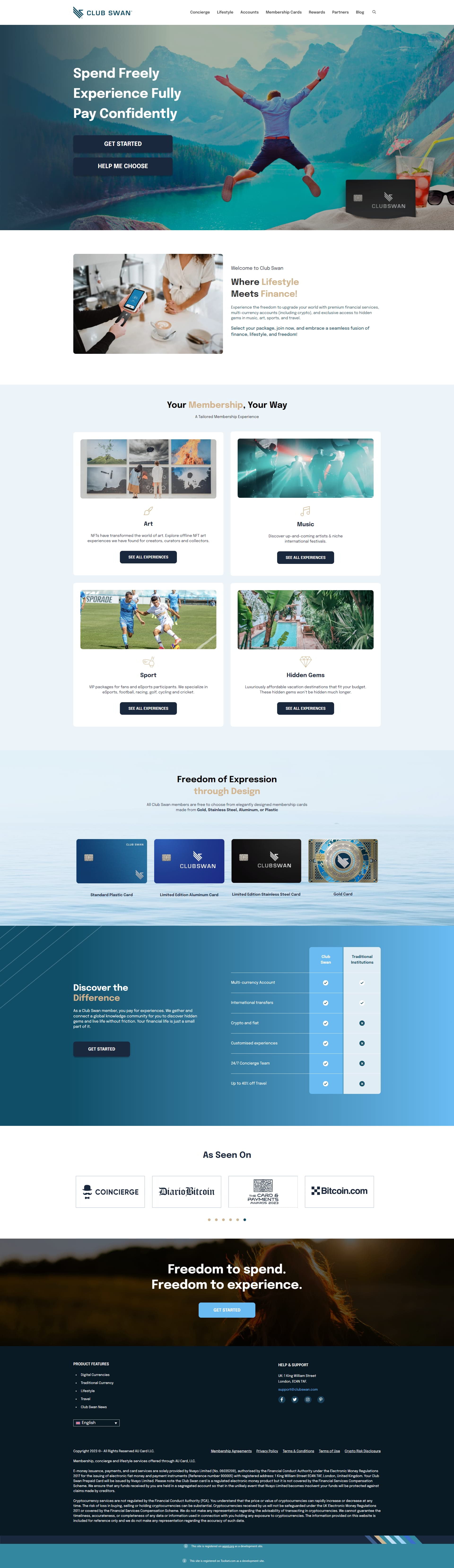 Clubswan — project screenshot