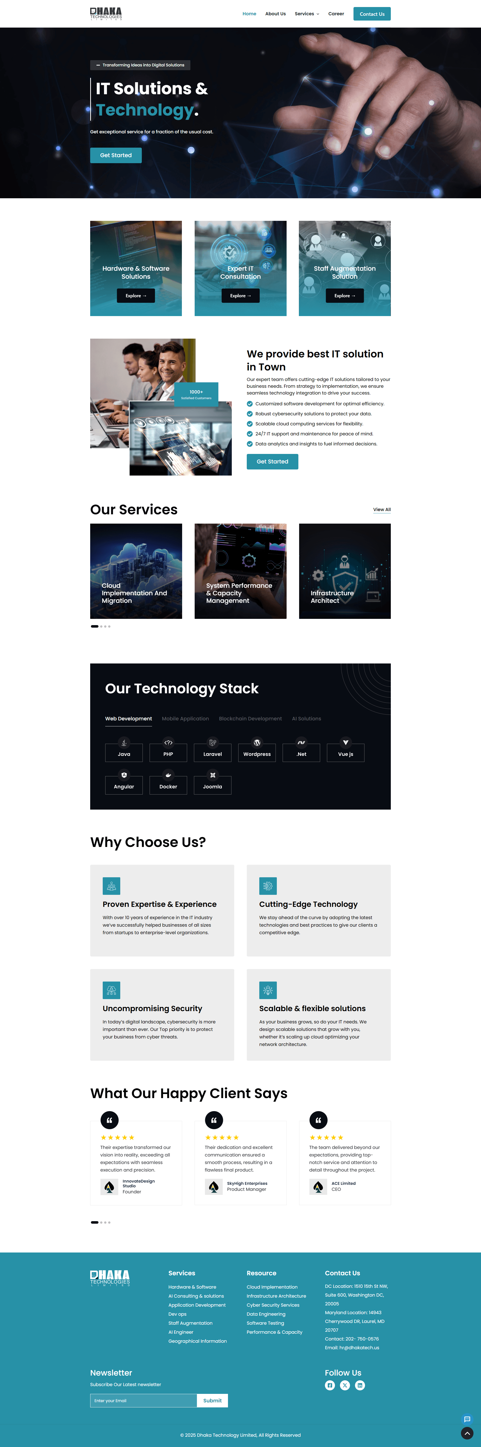 Dhaka Tech — project screenshot