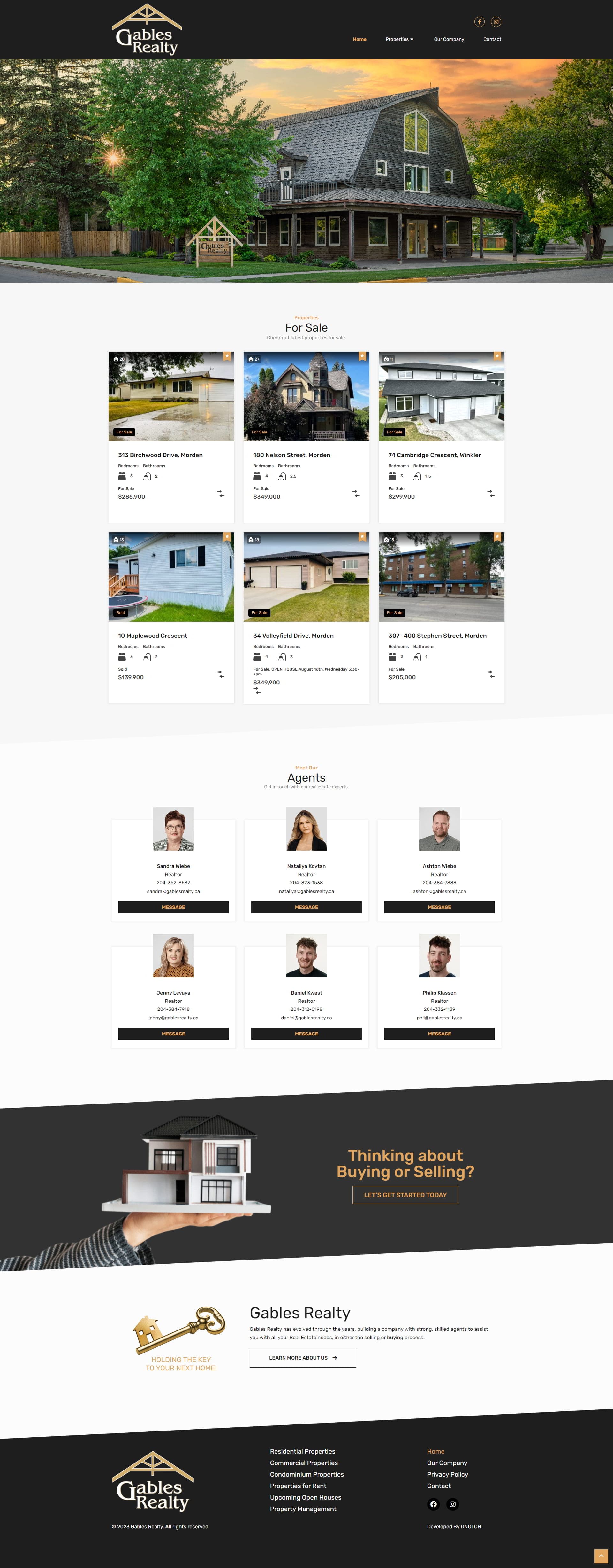 Gables Realty — project screenshot