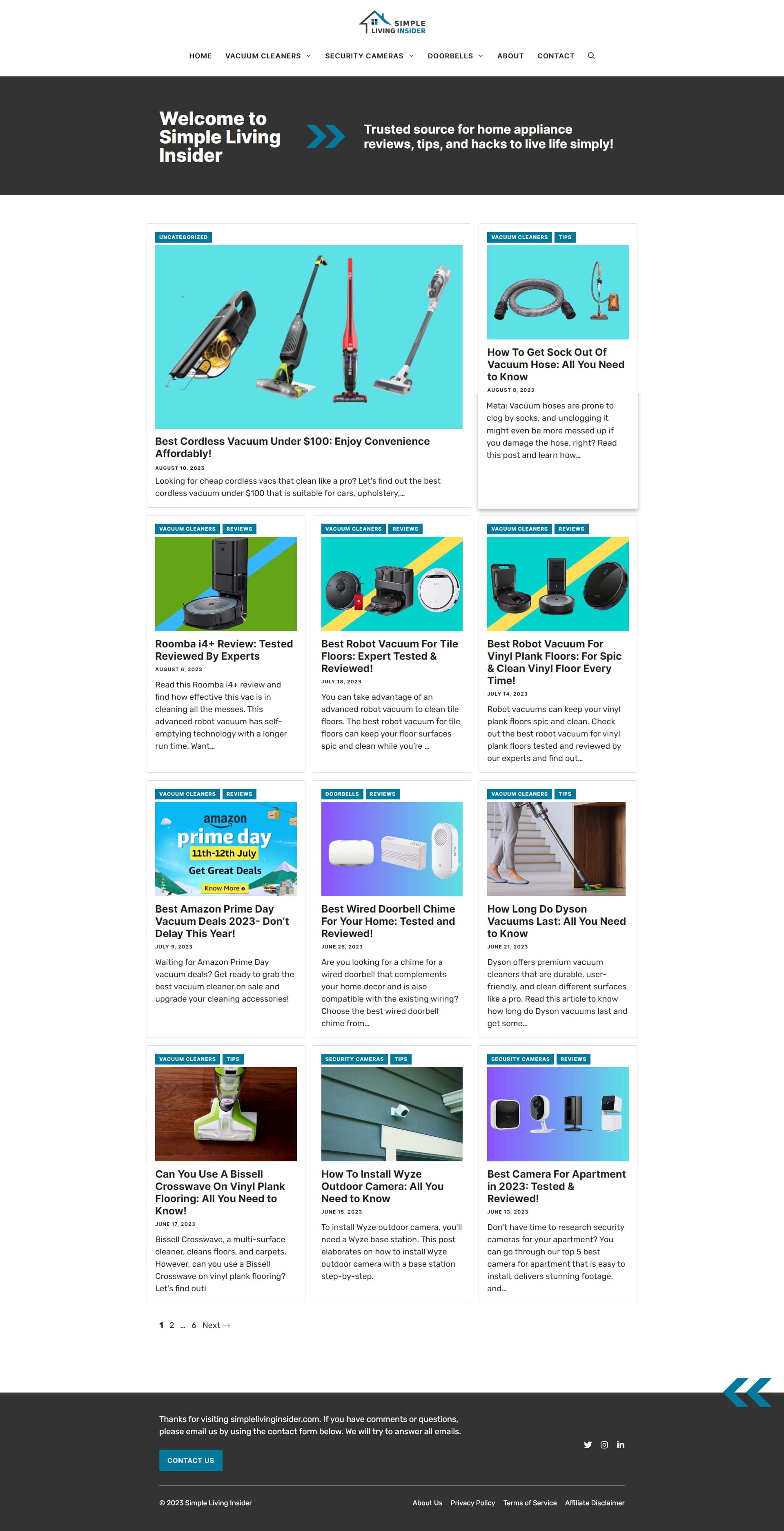 Simple Living Insider — project screenshot