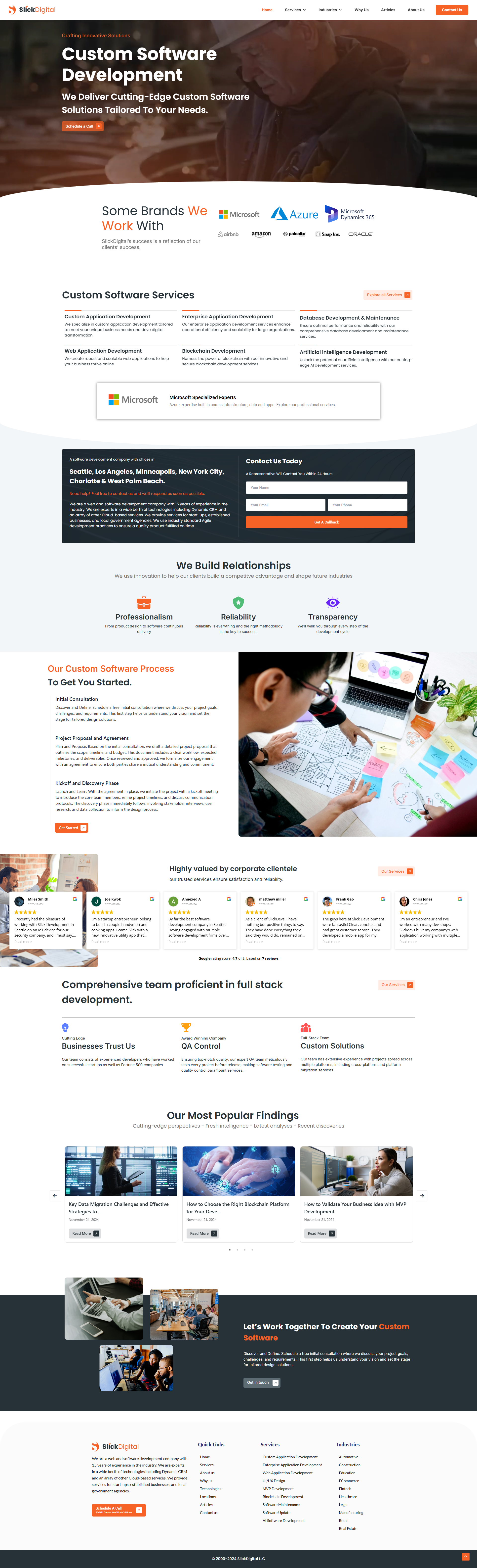 Slick Digital — project screenshot