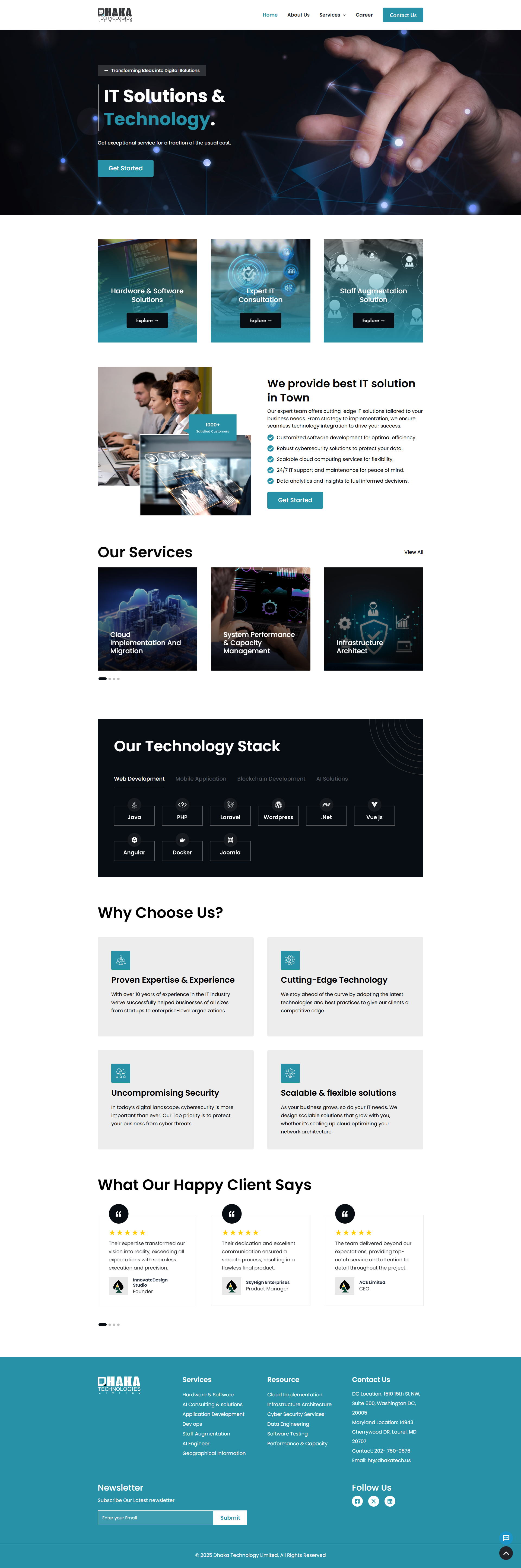 Dhaka Tech — project screenshot